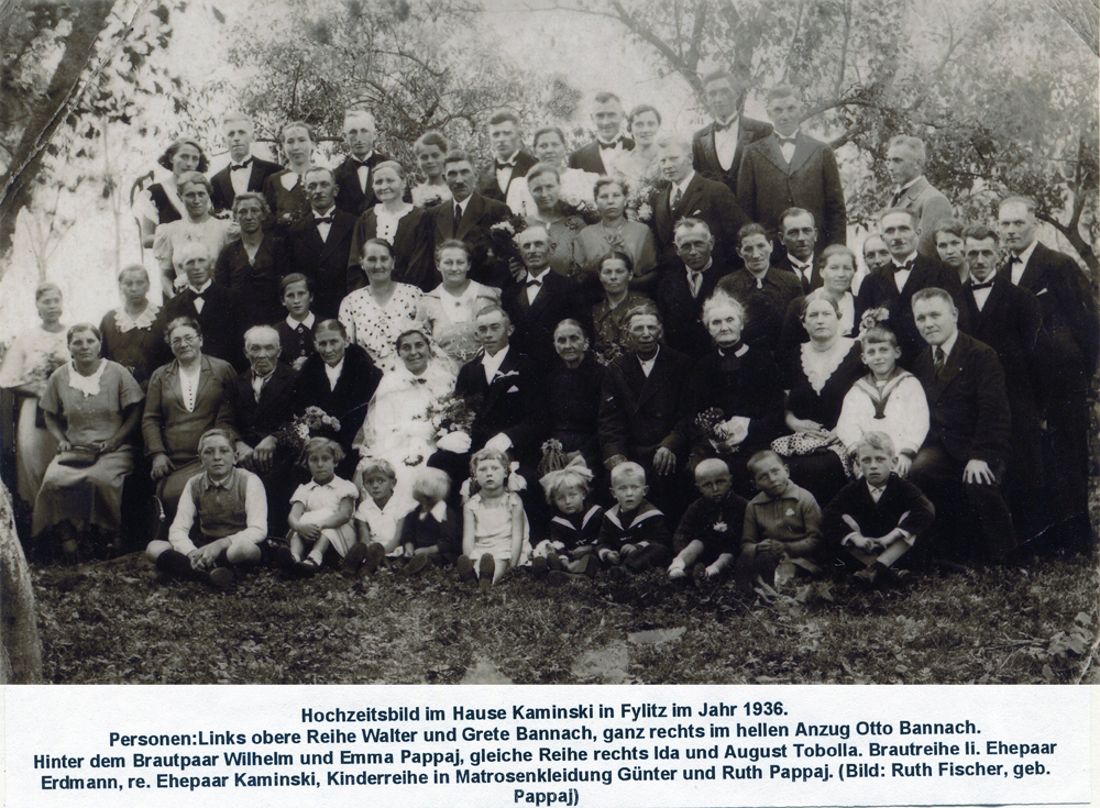 Hochzeit im Hause Kaminski 1936