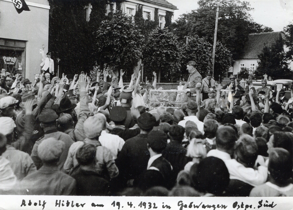 Wahlkampfreise durch Ostpreußen  - Reichstagswahl 1932