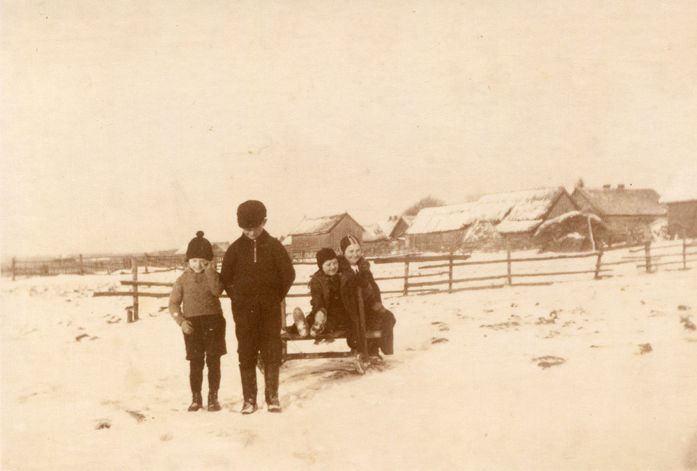 Eine Schlittenfahrt im Winter - 1940