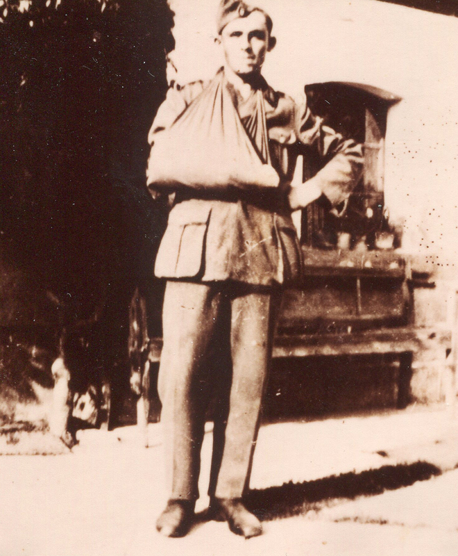 Gustav Zdunek als Soldat
