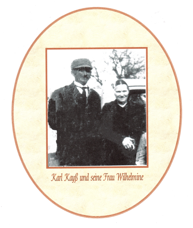 Karl und Wilhelmine Kayss