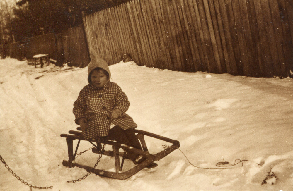 Renate Skischally im Januar 1942