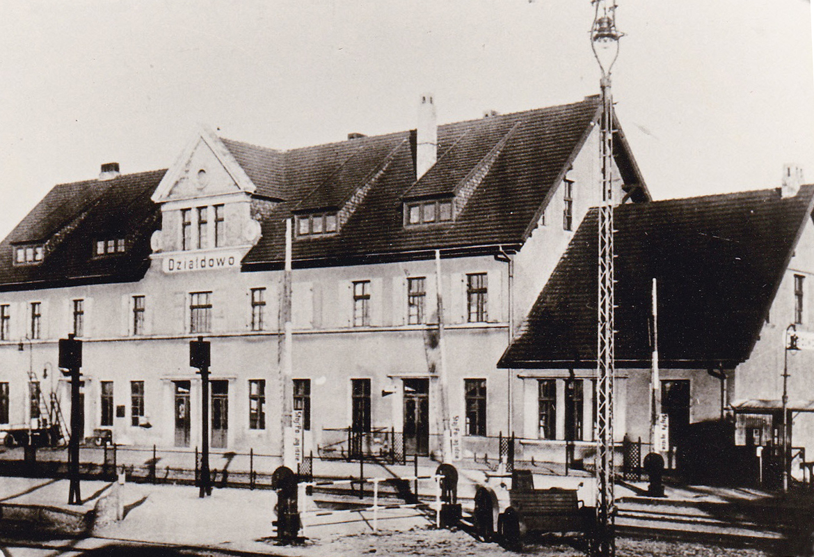 Bahnhof Soldau nach dem I. WK