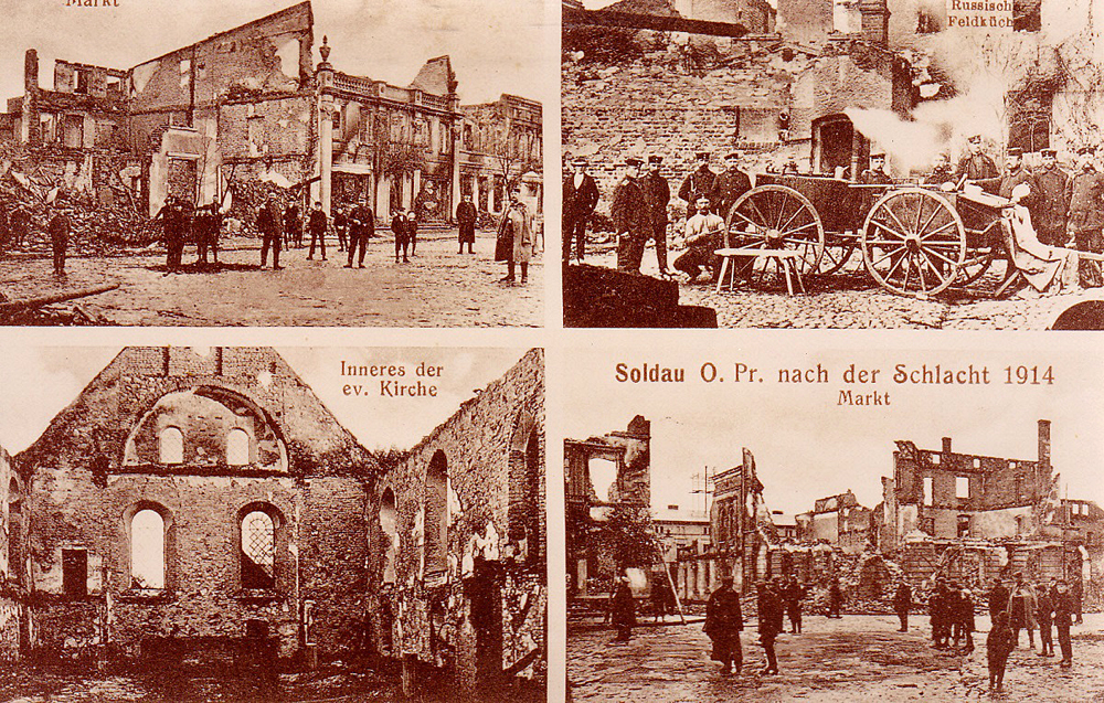 Soldau nach der Schlacht 1914