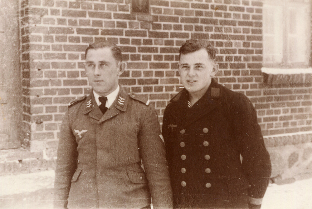 Ernst und Alfred Losch in Waiselhöhe am 1. Januar 1944