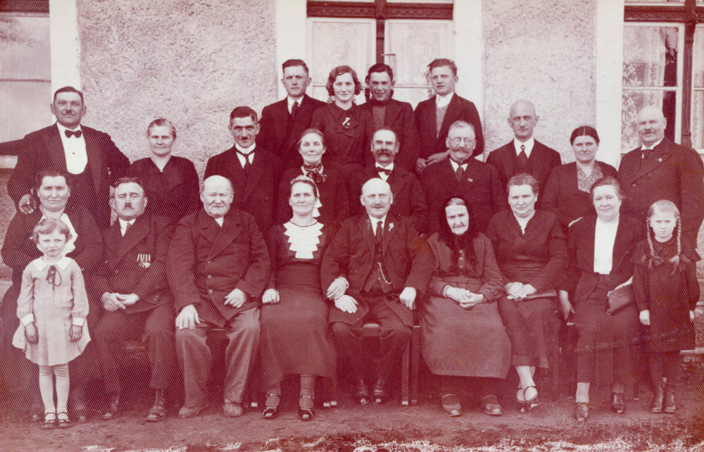 Silberhochzeit der Eheleute Erwin im Jahre 1936